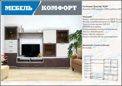 Гостиная Триумф М